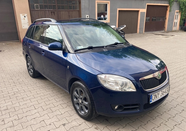 Skoda Fabia cena 19900 przebieg: 156000, rok produkcji 2008 z Nysa małe 277